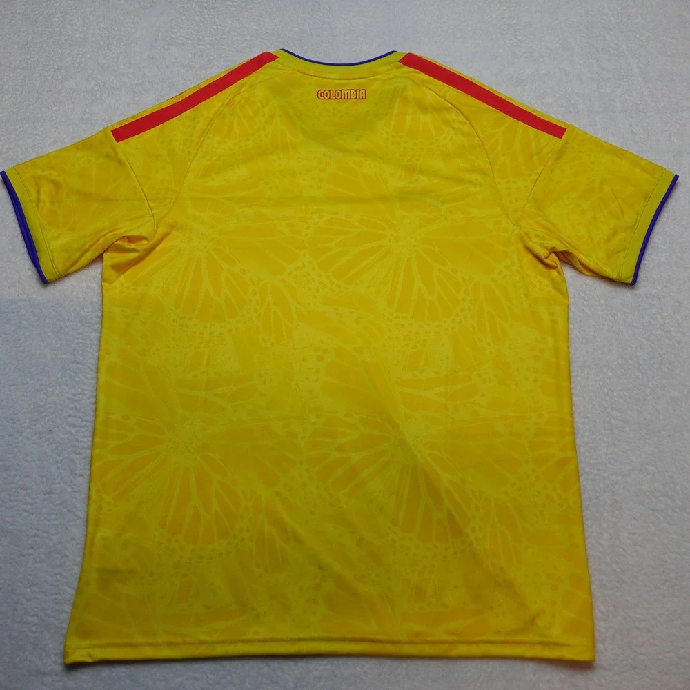 Adidas Colombia Jersey Mens XL Yellow FCF Home Soccer Shirt JL6972